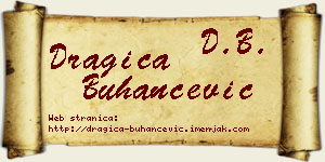 Dragica Buhančević vizit kartica